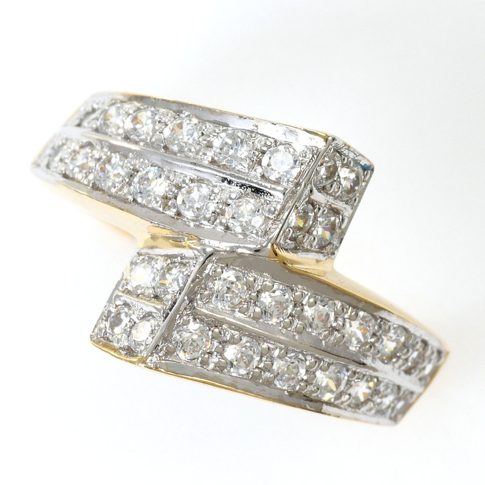 VINTAGE 14k Gold Zircon Ring